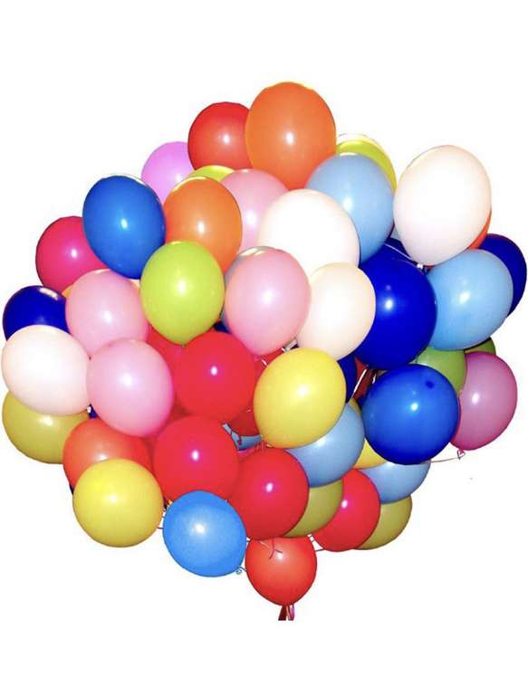 Воздушные шары 100шт 30см от Мосшар