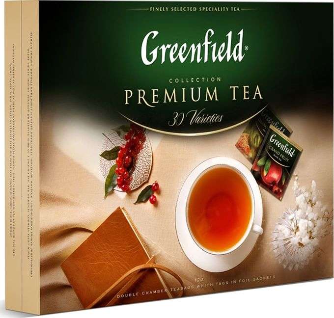 Чай ассорти Greenfield Premium tea Collection в пакетиках 2 г х 120 шт