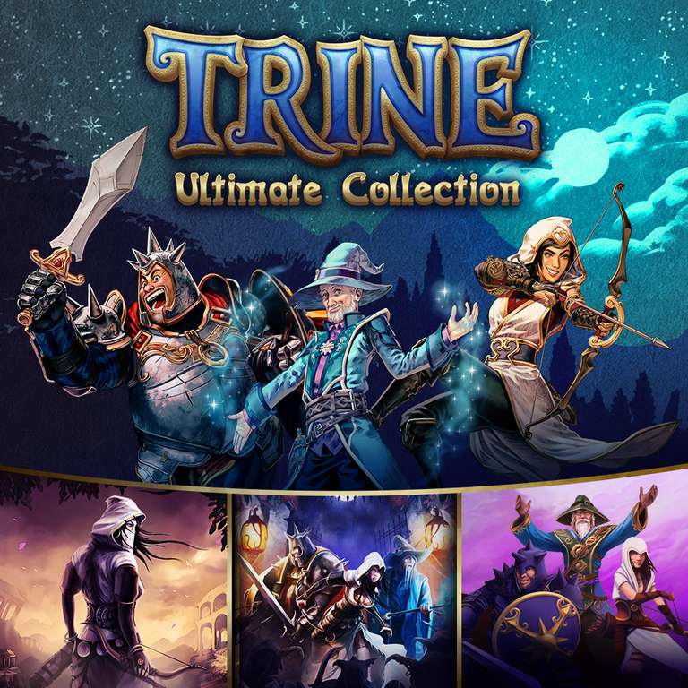 Подборка игр со скидками в eShop, например, Trine: Ultimate Collection