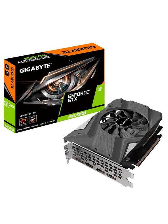 Видеокарта Gigabyte GeForce GTX 1660 SUPER MINI ITX (Цена в приложении)