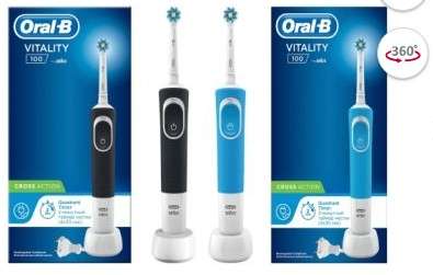 Электрическая зубная щетка Braun Oral-B Vitality D100.413.1 CrossAction, 2 шт