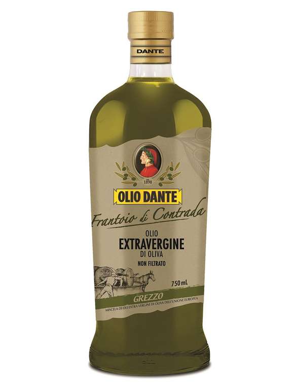 Оливковое масло нефильтрованное Olio Dante Frantoio Di Contrada Extra Virgin 0.75 л.