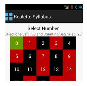 [Google Play] Roulette Syllabus - обучение стратегии игры в рулетку бесплатно