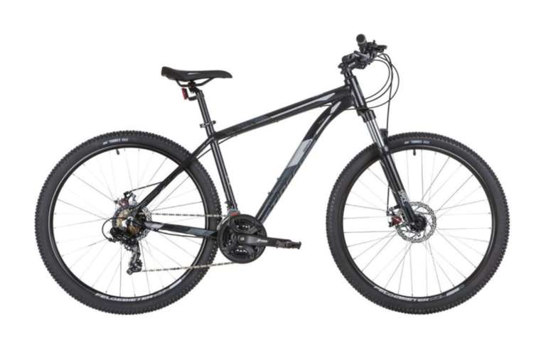 Велосипед Stinger Graphite Std (2020) горный рам.:18" кол.:27.5" черный 17кг (27AHD.GRAPHSTD.18BK0)
