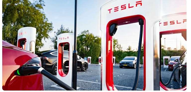 Зарядка экотранспорта на станциях Tesla Supercharger бесплатно в Европе