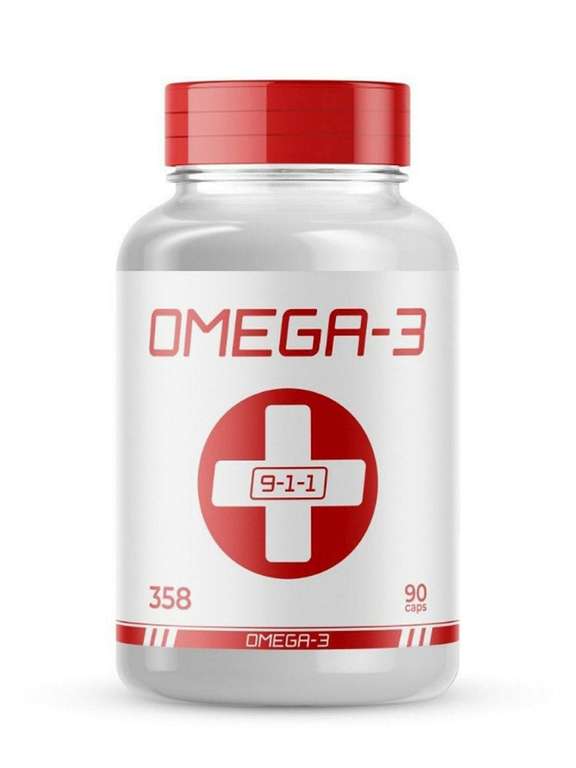 Рыбный жир Омега-3 "9-1-1" (Omega-3) 90 капсул