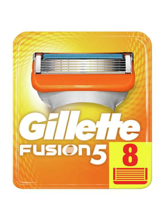 Сменные кассеты Gilette fusion5 8 шт.