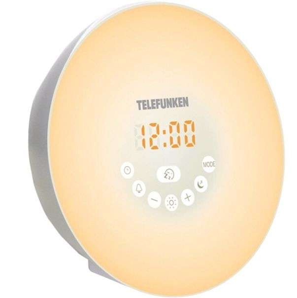 Радио-часы Telefunken TF-1589B White