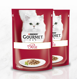 2 пакета корма Gourmet