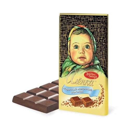 [Мск] Шоколад пористый Алёнка, 95г, в магазине Магнолия