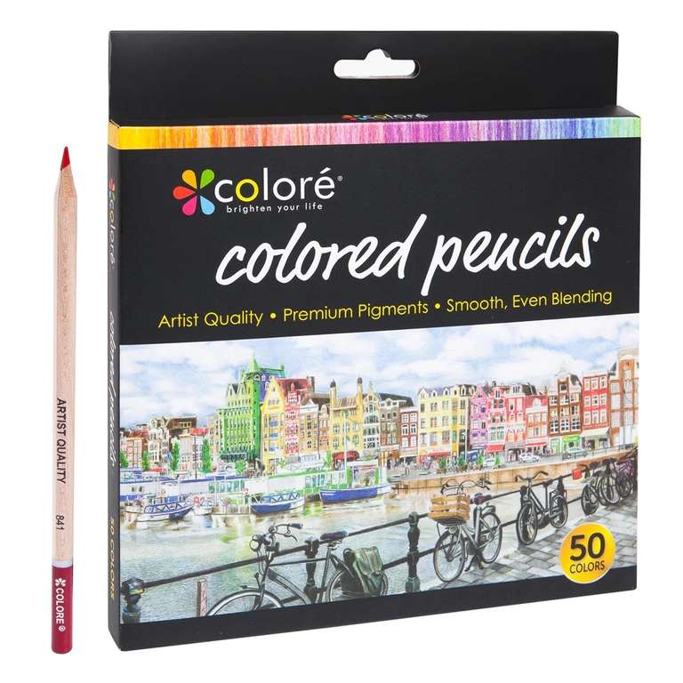 Набор цветных карандашей (50шт)
