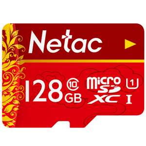 Карта памяти microSD Netac P500, версия Chinese Red, 128ГБ за 17.79$