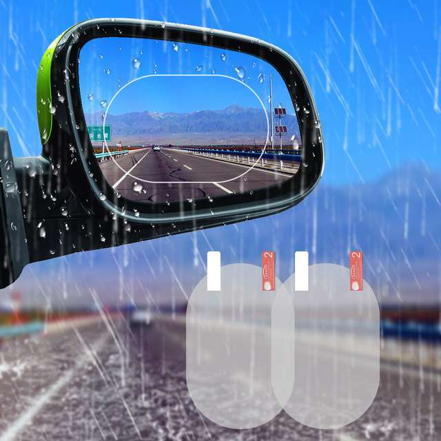 Пленки анти-дождь для зеркал автомобиля