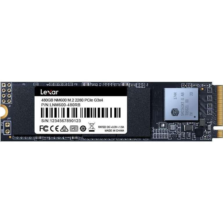 SSD Lexar NM600 480G M.2 NVMe за 47$