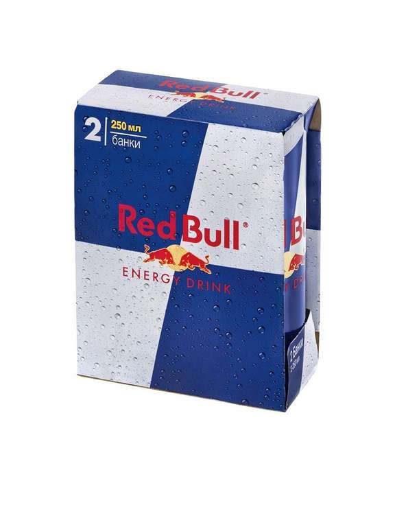 Энергетический напиток twin pack 2шт*0,25 л, Red Bull