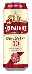 Пиво Krusovice Rizna 10 4,2% об,в железной банке, 0,5 л