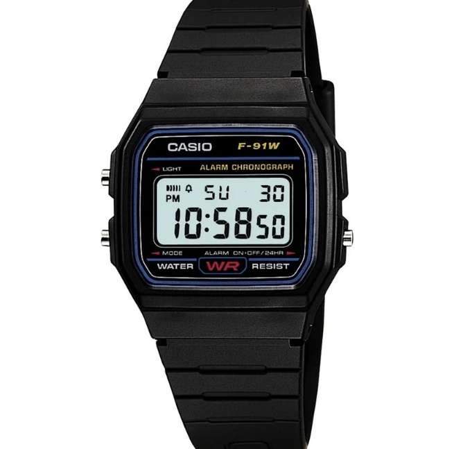 Цифровые часы Casio F-91W-1dg