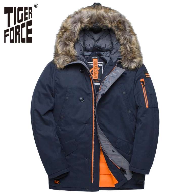 Куртка мужская зимняя аляска TIGER Force
