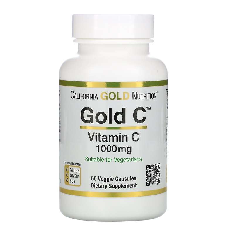 Витамин C, 1000 мг, 60 растительных капсул (1 шт. на аккаунт)