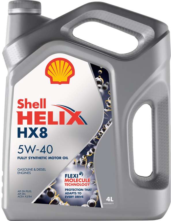 Моторное масло SHELL Helix HX8 5W-40, 5W-30 4Л