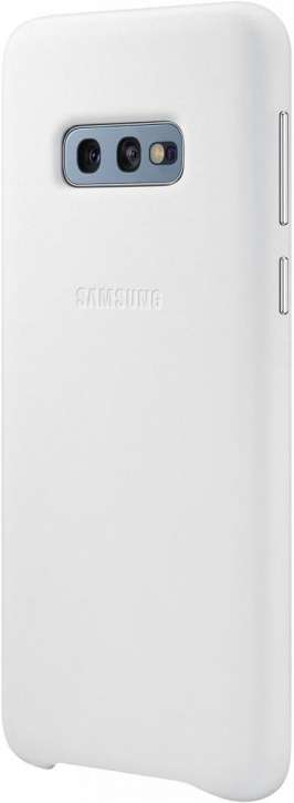 Клип-кейс Samsung Leather Cover EF-VG970L для Galaxy S10e (белый)