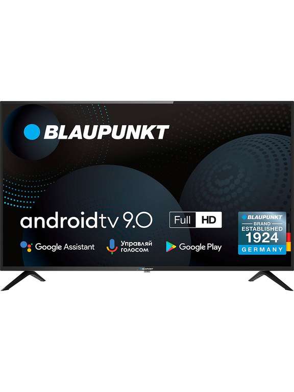 43" телевизор Blaupunkt 43FE265T c bluetooth пультом и AndroidTV