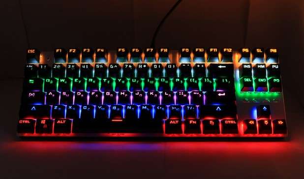 Игровая клавиатура Metoo с подсветкой (104 клавиши)