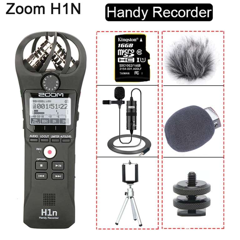 Портативный рекондер - накамерный микрофон ZOOM H1N