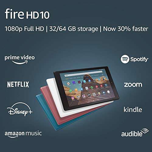 Планшет Amazon Fire HD 10 Tablet (10.1" 1080p full HD display, 32 GB) [из США, нет прямой доставки]