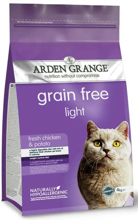 Корм Arden Grange Light для кошек диетический с добавлением клюквы