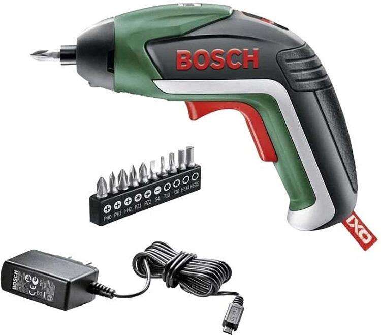 Отвертка аккумуляторная Bosch IXO V, 06039A800R + подарок