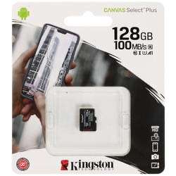 Карта памяти Kingston Canvas Select Plus microSDHC 128 ГБ [SDCS2/128GBSP]