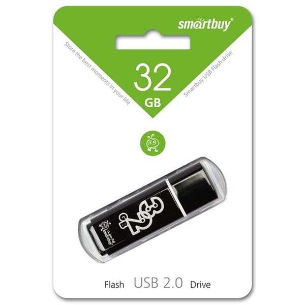 Флеш-диск Smartbuy 32GB Glossy Black (SB32GBGS-K)