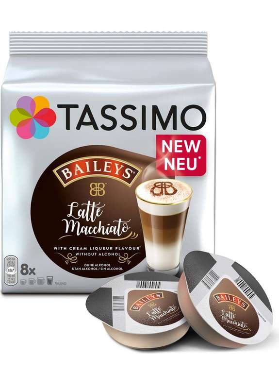 Кофе в капсулах Tassimo Latte Macchiato Baileys 8 порций