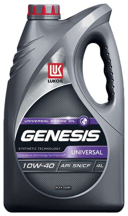 [Самара] Синтетическое моторное масло Lukoil Genesis 10w40, 4 л.
