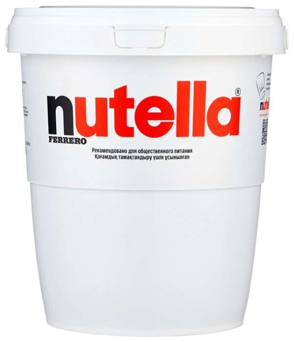 Nutella Паста ореховая с добавлением какао в ведерке 3 кг