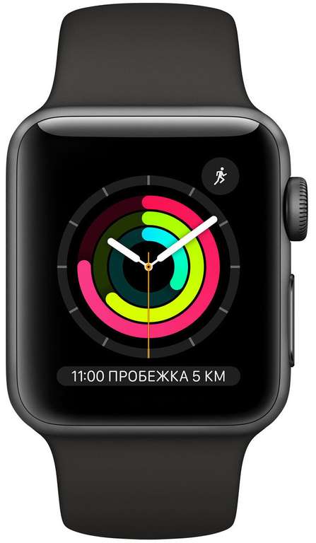 Умные часы Apple Watch Series 3 GPS, 38mm Space Grey