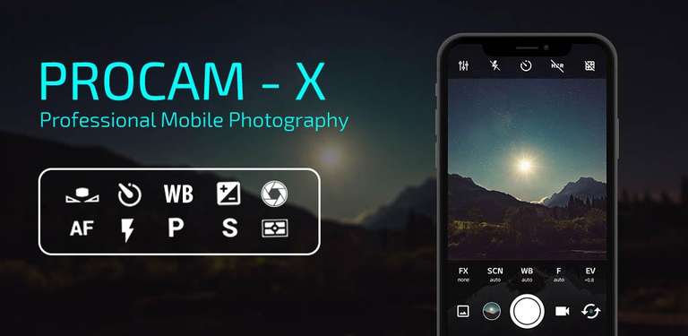 Приложение ProCam X (HD Camera Pro)