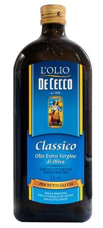 Масло оливковое De cecco Extra vergine 1л (343₽ с баллами)