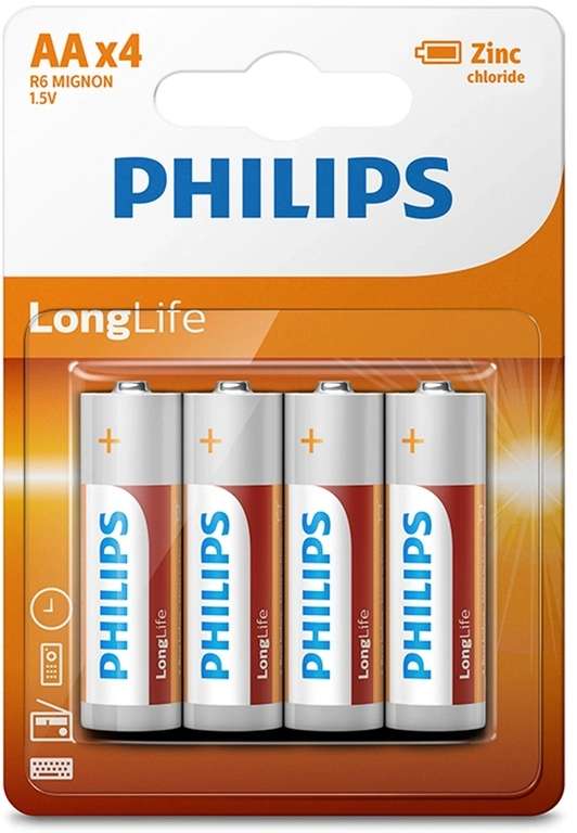Батарейки Philips LongLife АА уп. 48 шт