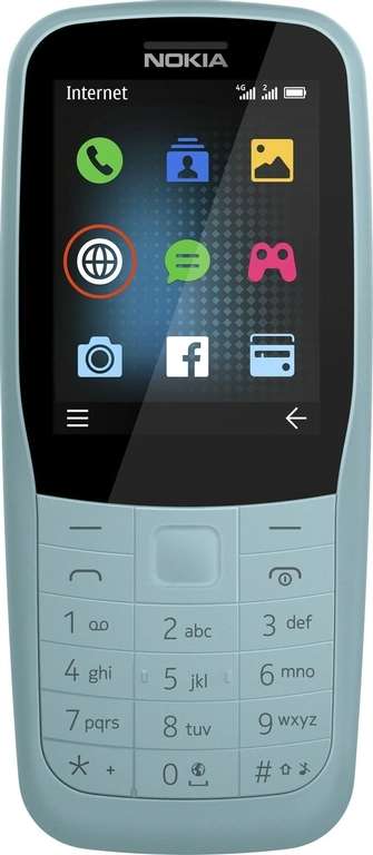 Мобильный телефон Nokia 220 DS, синий