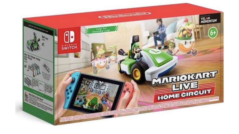 [Nintendo Switch] Игра Mario Kart Live: Home Circuit набор Luigi