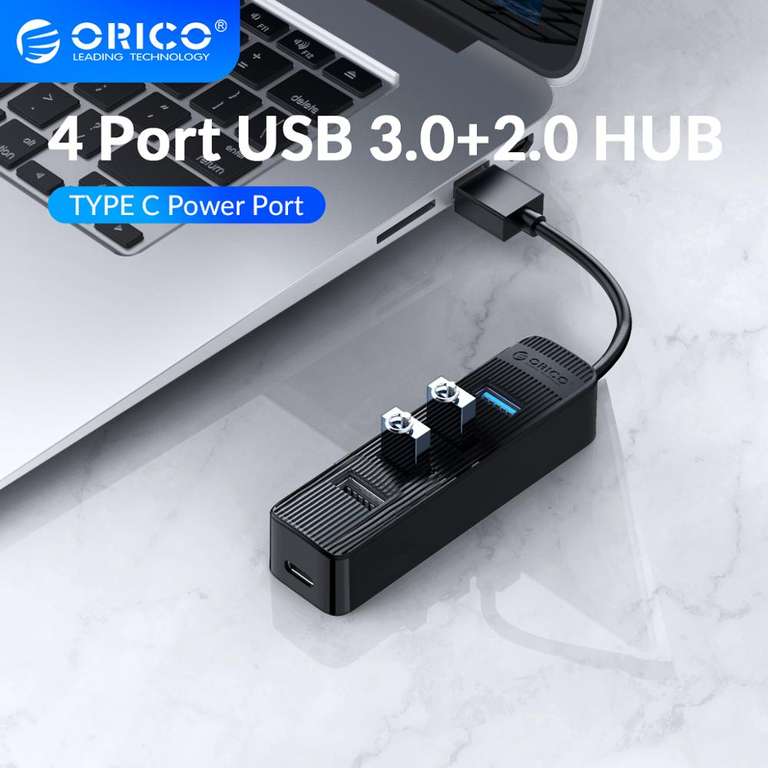 Хаб концентратор ORICO USB 3.0 + 2.0 на 4 порта
