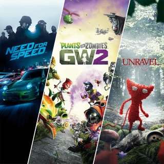 Need for Speed™ + Plants vs. Zombies™ Garden Warfare 2 + Unravel (PS4)
