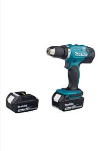 Аккумуляторная дрель-шуруповерт Makita DDF453RFE 42 Н·м синий/черный