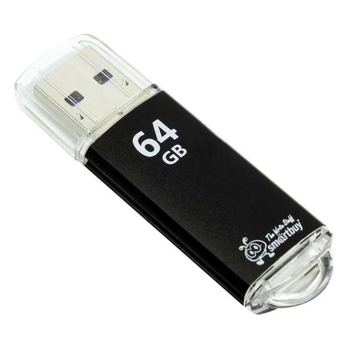 USB Флеш-накопитель SmartBuy V-Cut 64 ГБ (по акции 1+1=3, цена за одну штуку по акции)