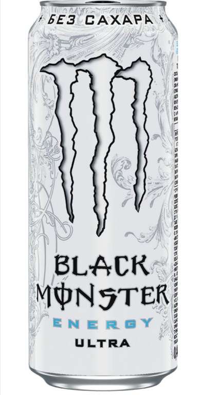 Энергетический напиток Black Monster Ultra, 12 шт по 449