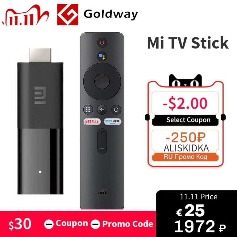 ТВ-приставка Xiaomi Mi TV Stick Android TV 9,0