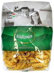 Baronia Макароны Fusilli № 98, 500г, Италия