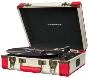 Виниловый проигрыватель Crosley Executive Portable (Красно-белый)